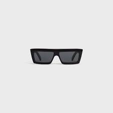 Celine Monochroms 02 Sunglasses In Acetate Black Celine