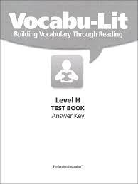 To receive positive or negative feedback. Vocabu Lit H Test Answer Key Common Core Edition Perfection Learning 9781627667579