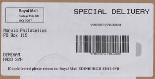 Royal mail carrier info & tips. Norvic Philatelics Blog Special Delivery Labels Another New Variant