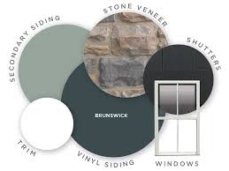 Deep Brunswick Is A Deep Blue Siding Color That Reminds Us