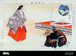 Japan: 'Yôkihi'. Ukiyo-e woodblock print from the series 'Nogaku zue'  (Pictures of No Theatre) by Kōgyo Tsukioka (1869-1927), 1897. A Japanese  painting of Yang Gueifei, celebrated in Japan as Yokihi. Consort Yang