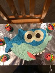 2nd Birthday Baby Shark Cake Baby Shark Birthday Cake Shark Themed Birthday Party Shark Theme Birthday Shark Birthday