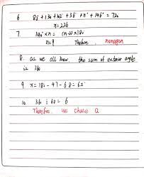 Each of the interior angles of a regular polygon is 140°. 6 The Interior Angles Of An Irregular Hexagon Are Gauthmath