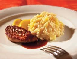 Apfelrisotto Mit Gebratener Ganseleber Rezept Rezept Ganseleber Rezepte Rezeptideen