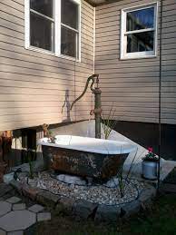 Pin By Verna Toms On Garden Favorites Old Bathtub Outdoor Bathtub Outdoor Tub
