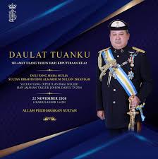 Larian hari keputeraan sultan nazrin shah 2018. Hrh Crown Prince Of Johor On Twitter Daulat Tuanku Selamat Ulang Tahun Hari Keputeraan Ke 62 Duli Yang Maha Mulia Sultan Johor Sultan Ibrahim Ibni Almarhum Sultan Iskandar Sultan Yang Dipertuan Bagi Negeri