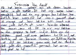 Contextual translation of friendly letter into afrikaans. 190 Short Testimonials English And Afrikaans Part 1