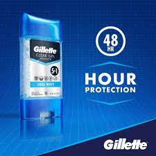 Gillette Advanced Clear Gel Antiperspirant 3 8 Oz 5 Count Costco
