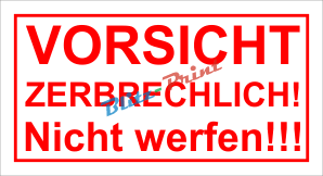 Dhl aufkleber ausdrucken so wirds gemacht chip. Warn Hinweise Versandaufkleber Div Texte Rot 105x57mm Ebay