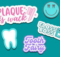 Dental Sticker Pack: Glossy Waterproof Vinyl Stickers - Etsy