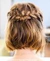 Crown Braid For Short Hair Step By Step
