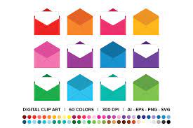 Download Open Mail Letter Envelope Clip Art Set By Running With Foxes Thehungryjpeg Com