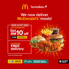 Look through the hotdeals to find the mcdelivery deals and coupons to. Honestbee Enjoy Rm10 Off Your Favourite Mcdonald S Meal Facebook