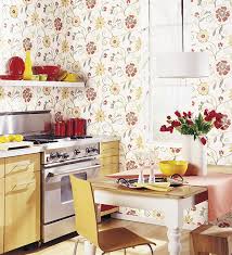 بالصور ورق الحائط يلون ديكور المطابخ مشاهد 24