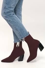 But when it comes to these gorgeous slipper boots, there's really no time like the present to knit up a storm and see where a few balls of yarn can take you! Cute Knit Boots Wine Red And Black Boots Striped Boots Lulus