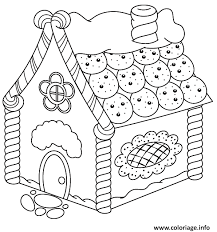 Coloriage Maison En Biscuits A Imprimer Coloriage Maison Coloriage Pages De Coloriage Chretien