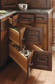 Corner cabinet drawers corner cupboards in kitchens tend not to work very well. Three Drawer Corner Cabinet Diamond Cabinetry
