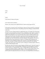 The suo challenge this time is patriotic!!! Letter Of Intent Letter Of Intent Name Ssn Aecp Army Enlisted Commission Program Attn Selection Board Committee Request To Be Selected Into The Amedd Course Hero