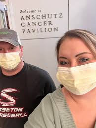 We are here and getting all the pre op “stuff” done! 💛🎗