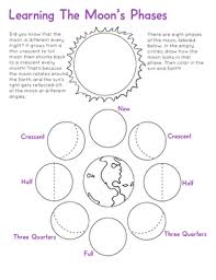 Moon Phases Worksheet Worksheet Education Com Science Worksheets Earth And Space Science Homeschool Science