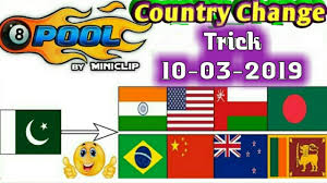 I log in 8 ball pool with facebook and my profile pic was visible but now it is not showing in 8 ball pool. Country Change Trick 8 Ball Pool 10 03 2019 Youtube
