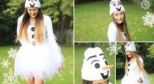 Ich besitze keine nähmaschine, also habe ich mich im internet inspirieren lassen und mein eigenes design entworfen. Olaf Costume Olaf Kostum Schneemann Kostum Halloween Kostume Fur Madchen