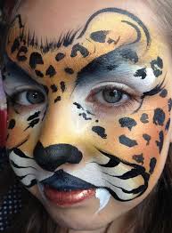Leopard Face Paint Google Search Maquillage Halloween Maquillage Animaux Peinture Visage
