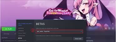 You will use both the steam key and beta password before you launch. Get To Work Succubus Chan Get Mspk