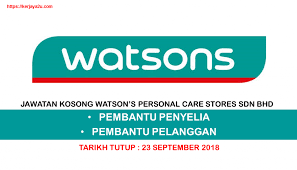The berkat ialah tempat mencari kerja kosong untuk golongan b40 dan m40. Jawatan Kosong Terkini Watson S Stores Kerjaya2u Com