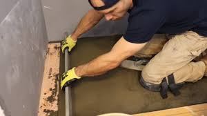 Either way, you'll want to get about 2 of mud depth around the perimeter of your shower and set your shower drain, which usually just screws up and down to adjust, at a depth that would provide ¼ per foot slope from the farthest edge. Dry Pack Mortar For Shower Tile Coach Episode 27 Youtube