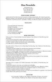 manufacturing cost accountant
