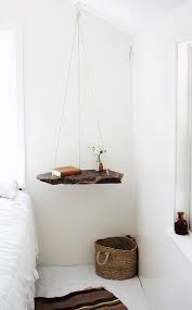 Diy Hanging Bedside Table Country Style Furniture Home Diy Hanging Table