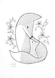 Simple Black And White Animal Prints Image Result For Simple Black And White Drawings Fox Nursery Art Woodland Nursery Prints Nursery Art Prints