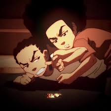 The Boondocks: Huey, Riley, Cindy By Sukreih | Boondocks, The Boondocks  Cartoon, Boondocks Drawings