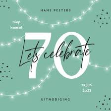 Uitnodiging Verjaardag 70 Jaar Man Vrouw Kaartje2go