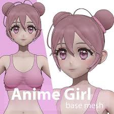 Maybe you would like to learn more about one of these? Anime Girl Basemesh 3d Model Cgtrader