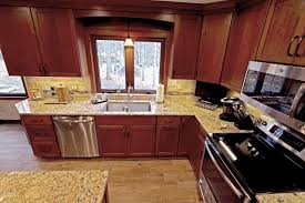 Outstanding best granite cherry cabinets colors. Cherry Cabinets With Quartz Countertop Houzz