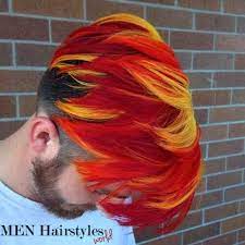 Hair Color Ideas For Men Fire Hair Boys Colored Hair Mens Hair Colour