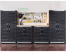 Linear utility cabinet szafka linear utility bez problemu uporządkuje twoje wolnostojące, czy leżące przedmioty. Keter Xl Garage Storage Set