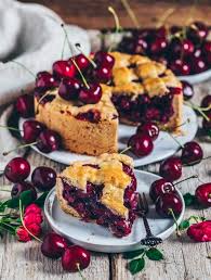 Veganer kürbiskuchen mit schokoguss kürbis lässt sich nicht nur pikant zubereiten, du kannst auch ganz tollen kürbiskuchen daraus zaubern. Kirschkuchen Vegan Rezept Einfach In 2020 Kuchen Rezepte Einfach Veganer Kirschkuchen Einfach Backen