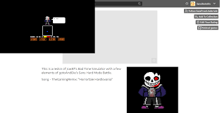 Она является продолжением хита undertale, так что кто не в теме, . Bad Time Simulator Horrortale By Sansfromundertale