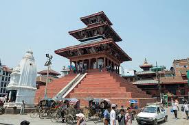 Kamdev Temple And Maju Dega Durbar Square Kathmandu Stock Photo