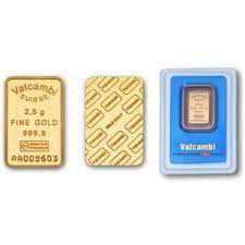 How many grams gold in 1 mol? Valcambi 2 5 Gram Gold Bullion Bars
