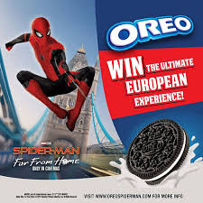 Tom holland michael keaton jon favreau zendaya marisa tomei jake gyllenhaal cobie smulders samuel l. Spider Man Far From Home And Oreos Team Up To Create The Right Moment