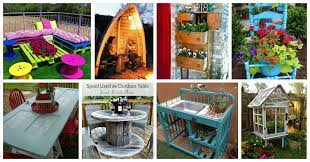 Creative ideas for garden art. Upcycled Garden Furniture Projects Archives