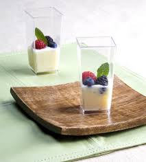 Haven't have a cake taste like this in a very long time. Zappy Tall Square Mini Dessert Cups Plastic Tasting Shot Glasses