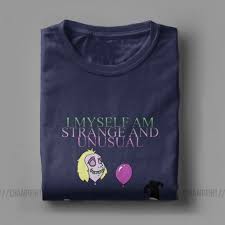 How william ivey long created the 'beetlejuice' and 'tootsie' costumes. I Myself Am Strange And Unusual T Shirts For Men Beetlejuice Lydia Cartoon T Shirts Amazing Pure Cotton Tees Plus Size Clothing T Shirts Aliexpress