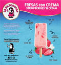 La Michoacana Fresas Con Crema Strawberry Paletas Ice Cream Bars ...