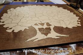 Free shipping on orders over $25 shipped by amazon. Amazon Com Wooden Tree Puzzle Guest Book Alternative Personalized Wedding Guestbook No Border Handmade