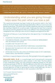 At the same time as people start to provide less support. The Loss Of A Pet A Guide To Coping With The Grieving Process When A Pet Dies Amazon De Sife Wallace Fremdsprachige Bucher